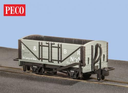 GR-200A,B,C,D,E,F,U Peco Open Wagon - L&BR Livery unlettered